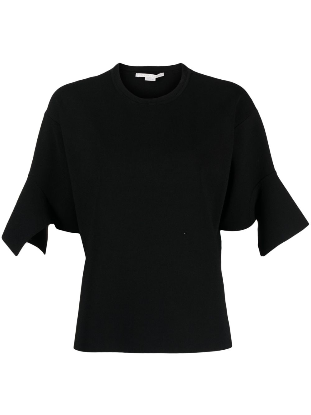 asymmetric short-sleeved T-shirt - 1