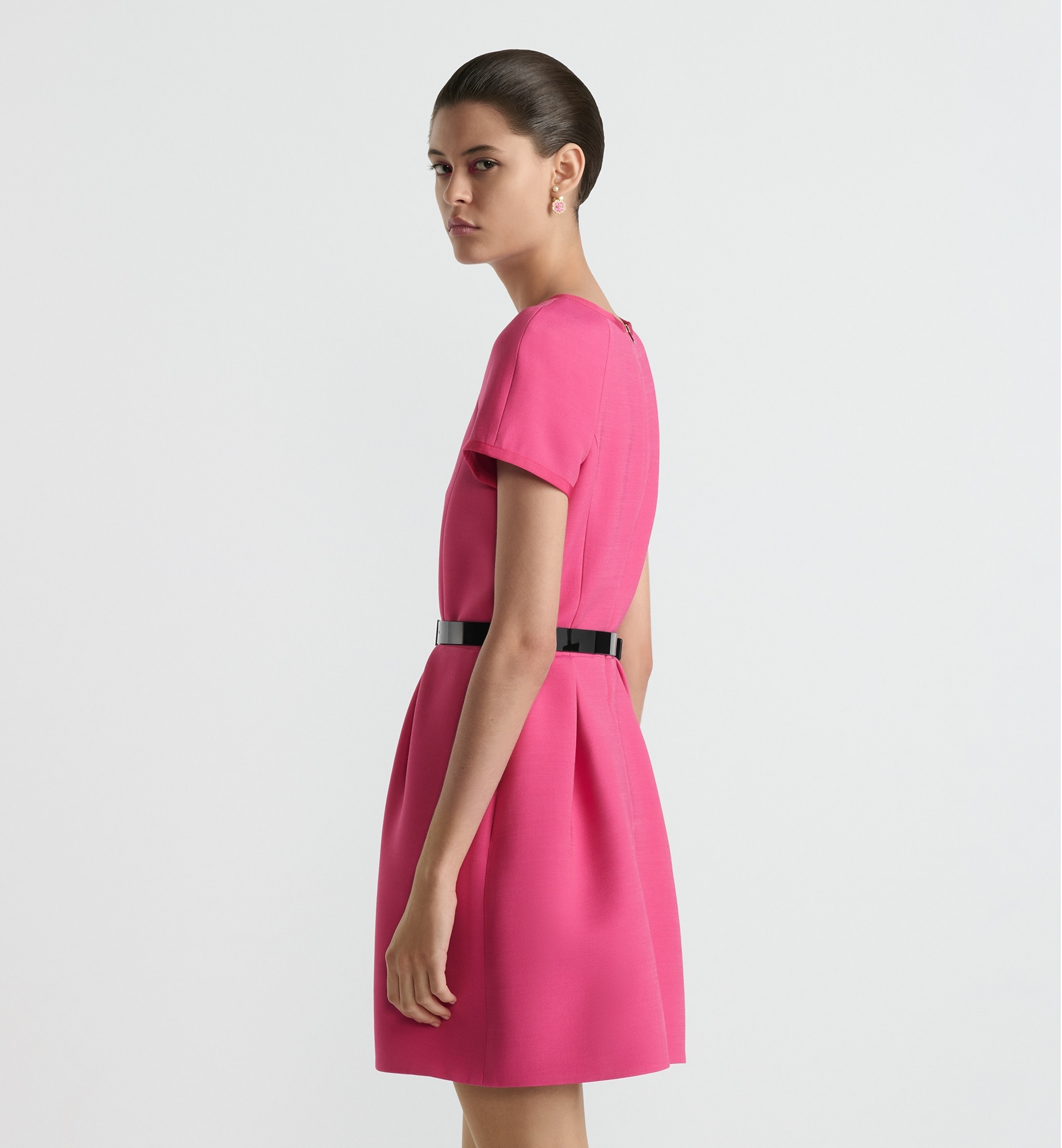 Miss Dior Short Belted Dress - 4