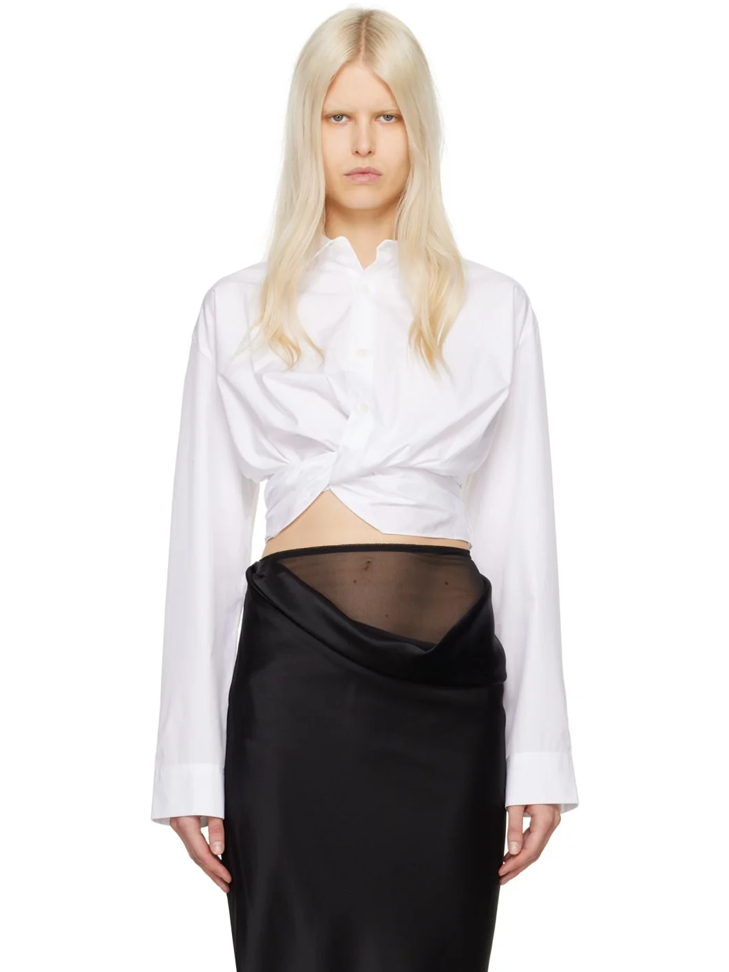 White Tempest Twist Shirt - 1