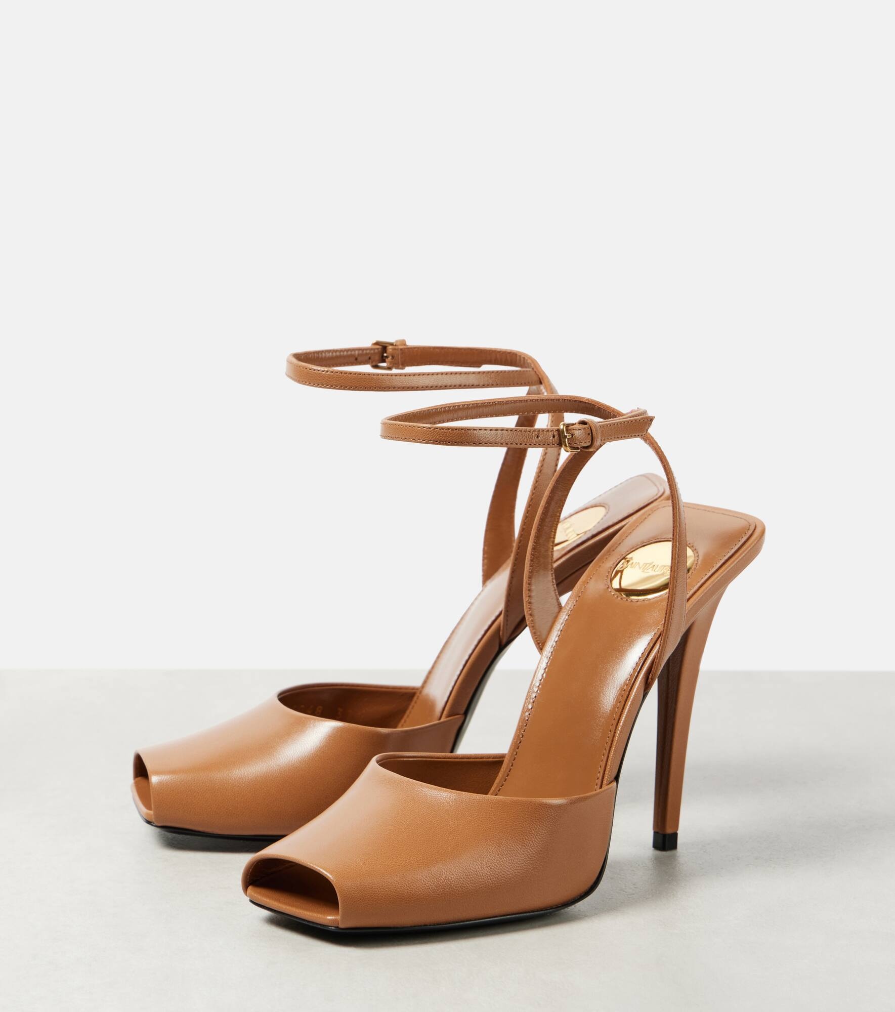 La Scandale 110 leather sandals - 4