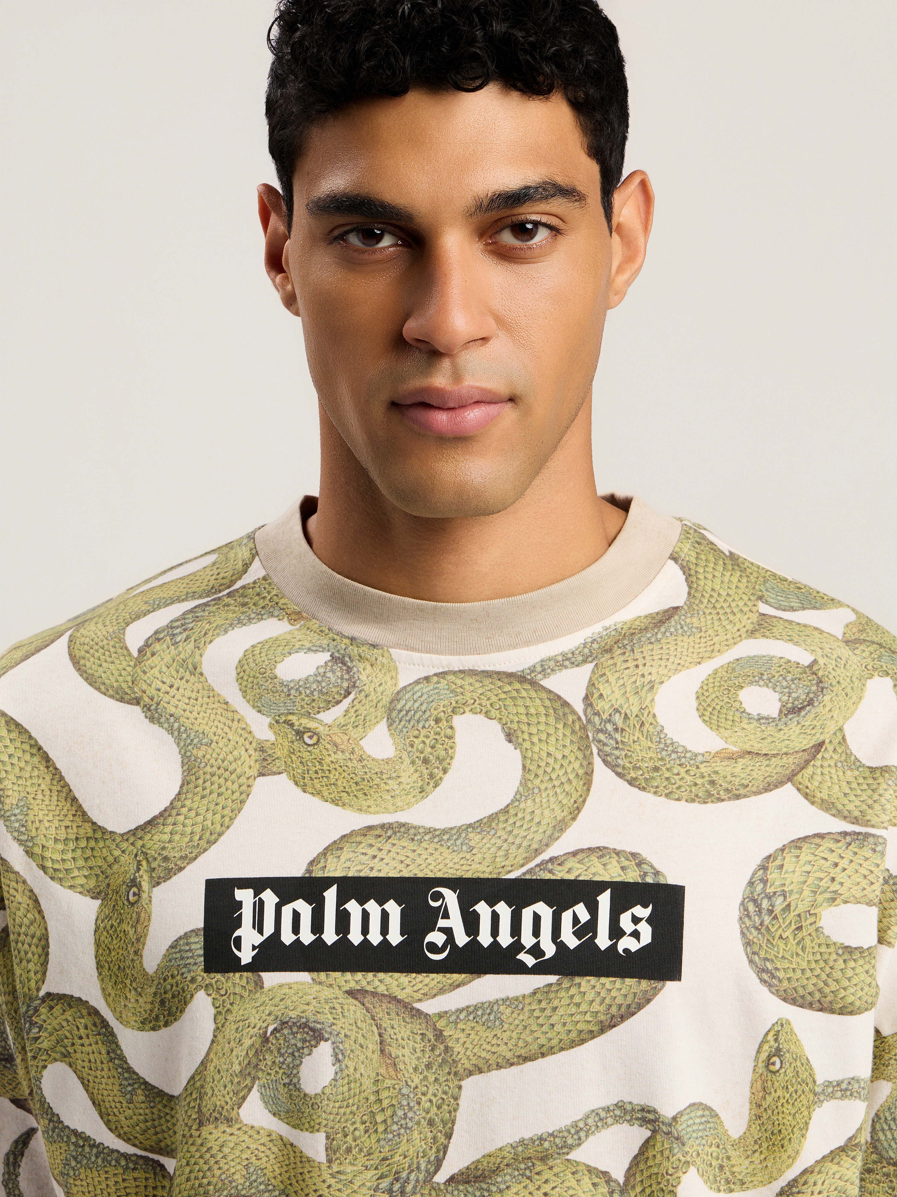 Snake Allover Loose T-Shirt - 6