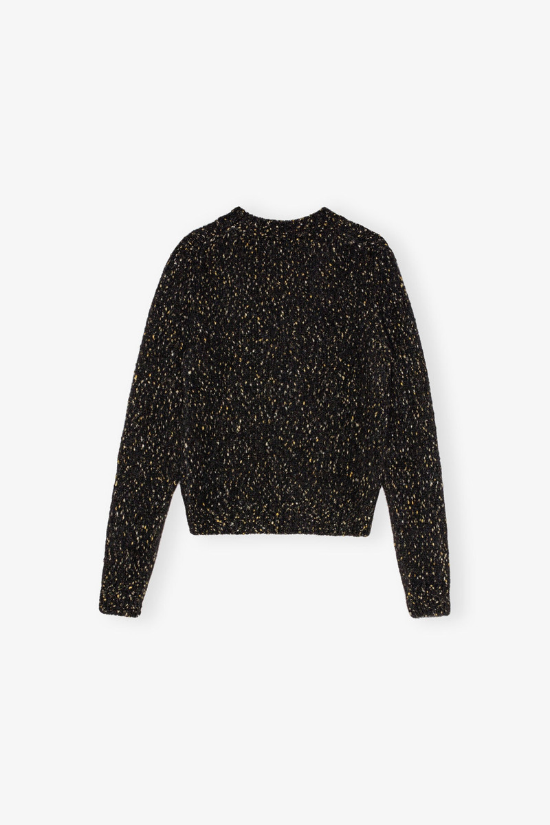 BLACK O-NECK SWEATER 6