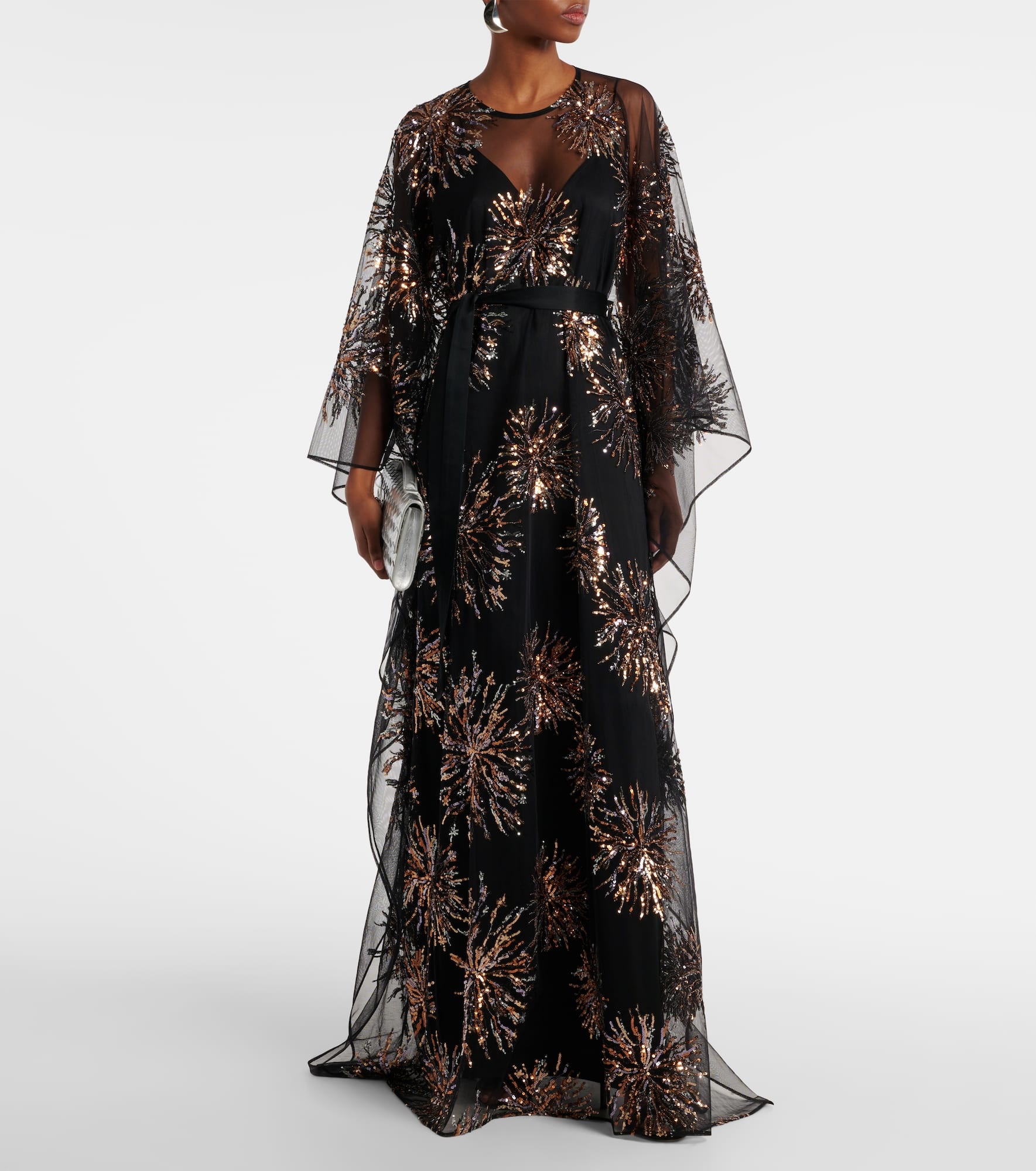 Gran Soleil embellished tulle kaftan - 2