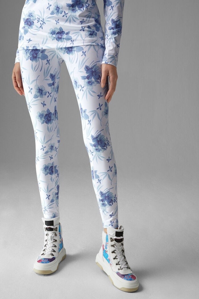Love Tights in Blue/White - 2
