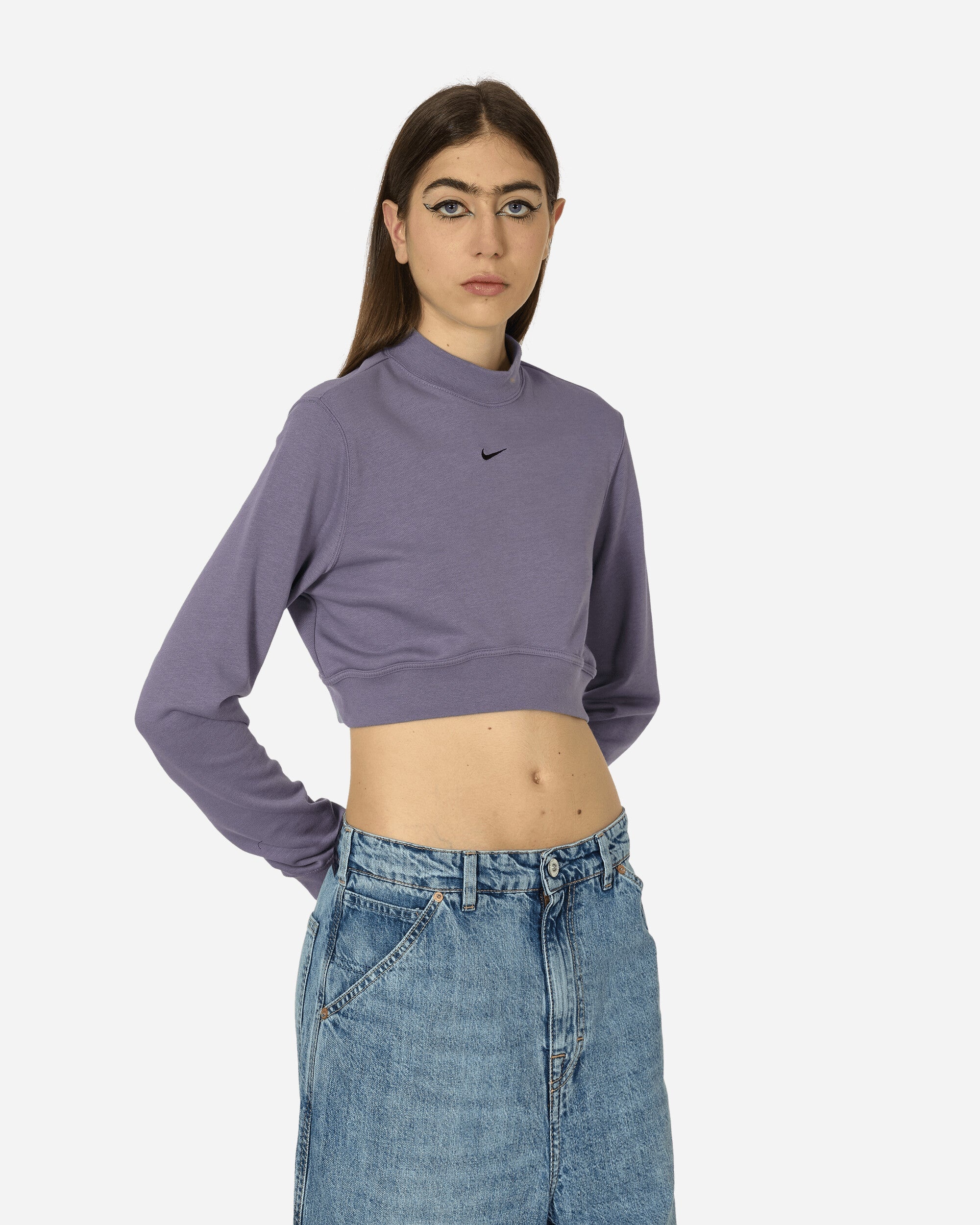 Crewneck Cropped French Terry Top Daybreak - 1