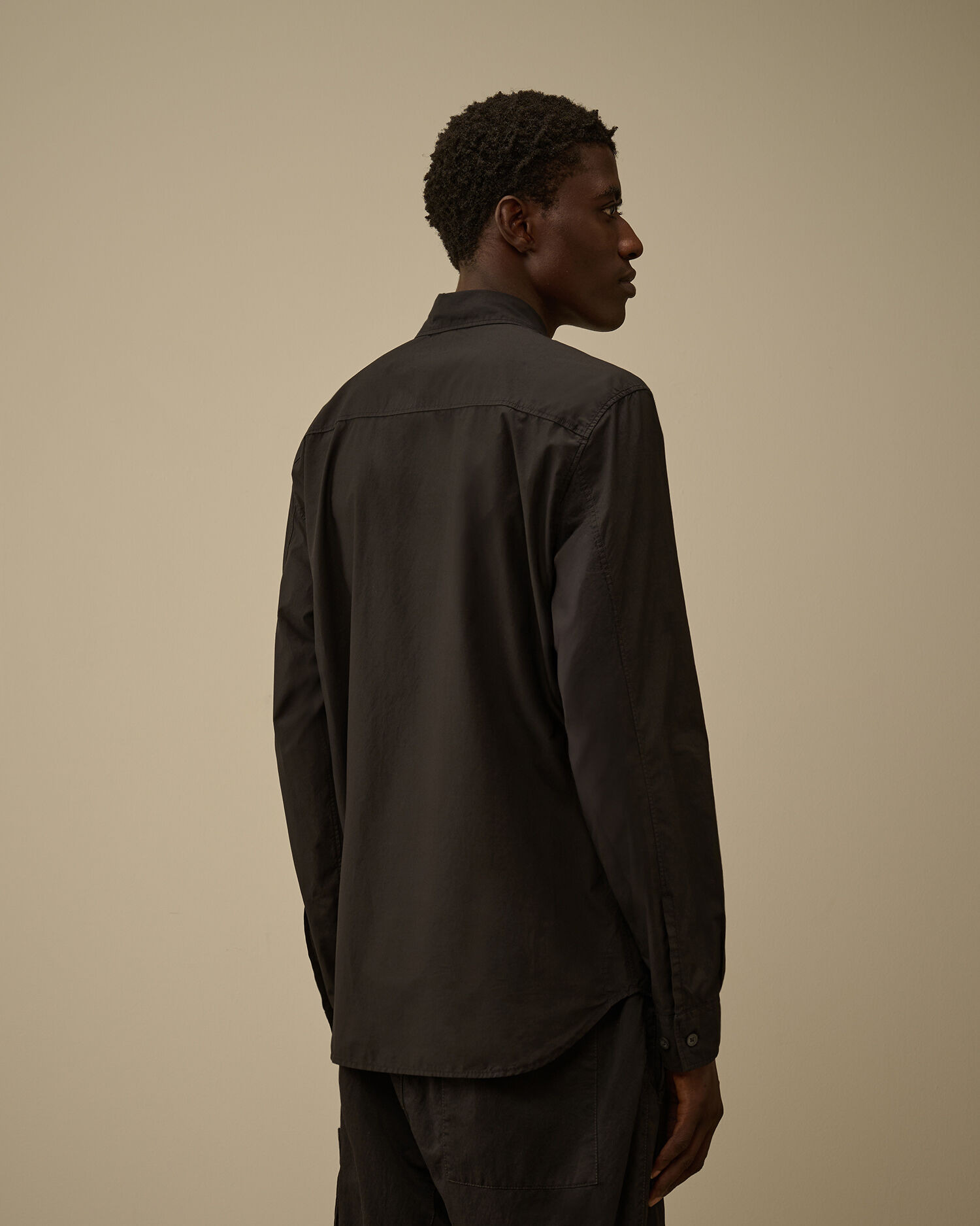 Popeline Longsleeve Logo Button Shirt - 4