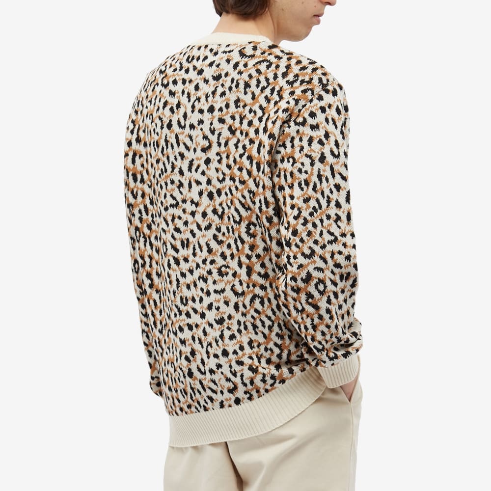 Wacko Maria Type 2 Leopard Jacquard Sweater - 5