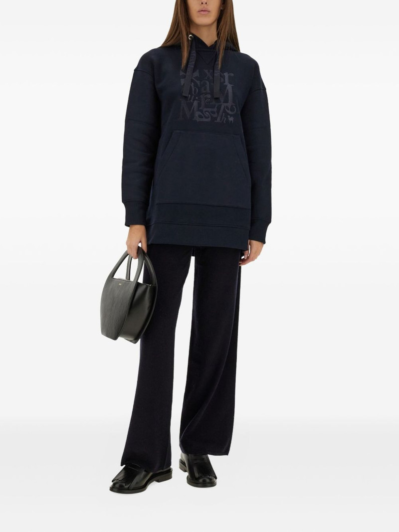 'S Max Mara logo-embroidered hoodie outlook