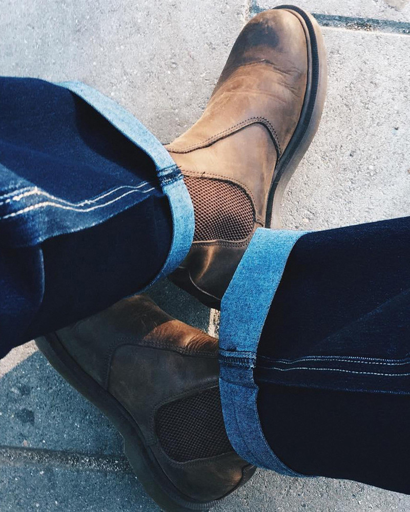 2976 Crazy Horse Leather Chelsea Boots 10