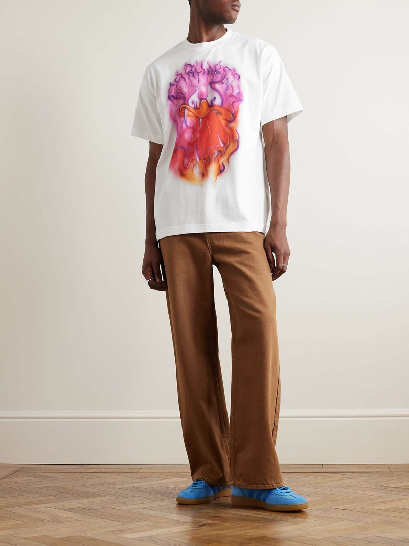 Carhartt + Babybrush Duck Printed Cotton-Jersey T-Shirt outlook