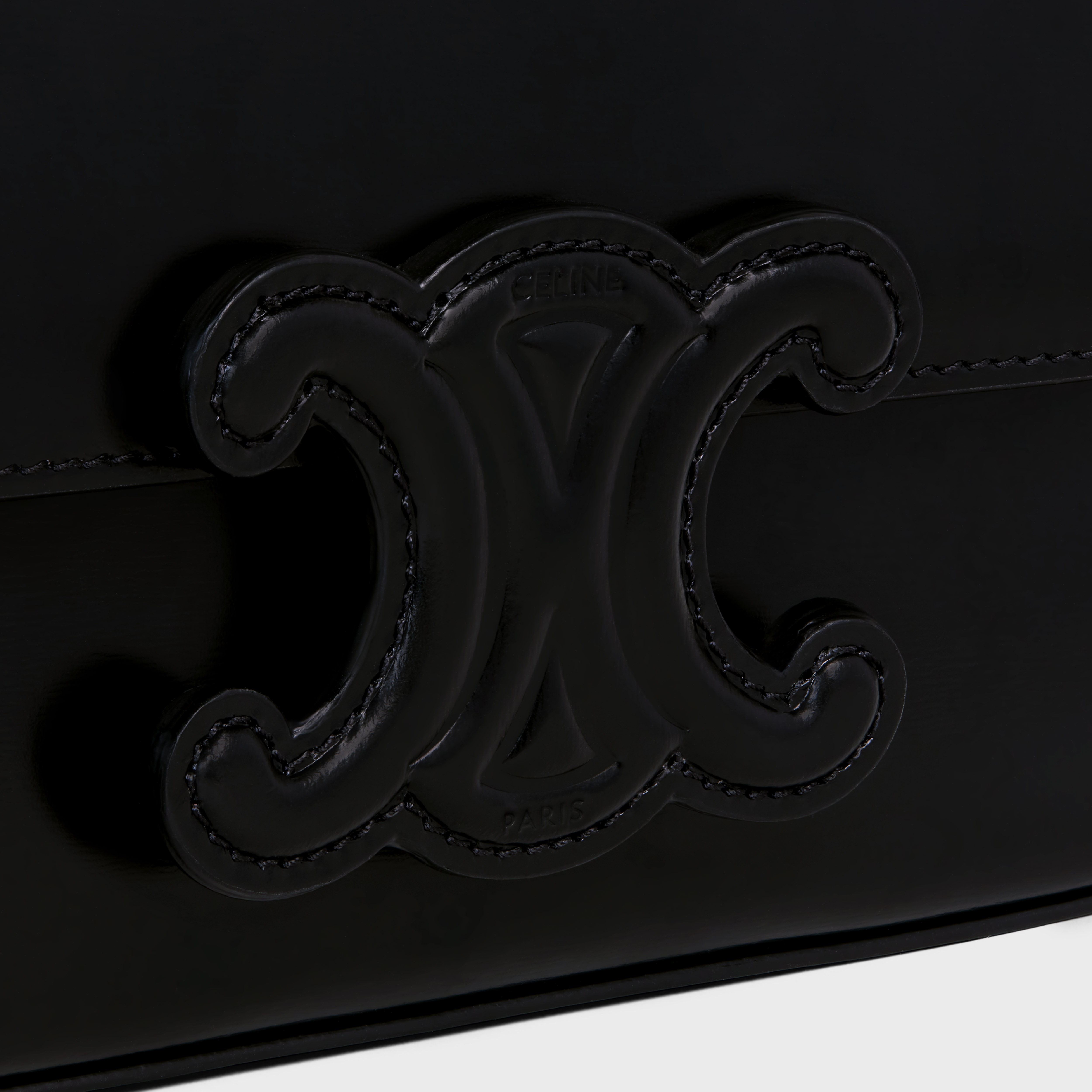 CHAIN SHOULDER BAG CUIR TRIOMPHE in shiny calfskin - 5