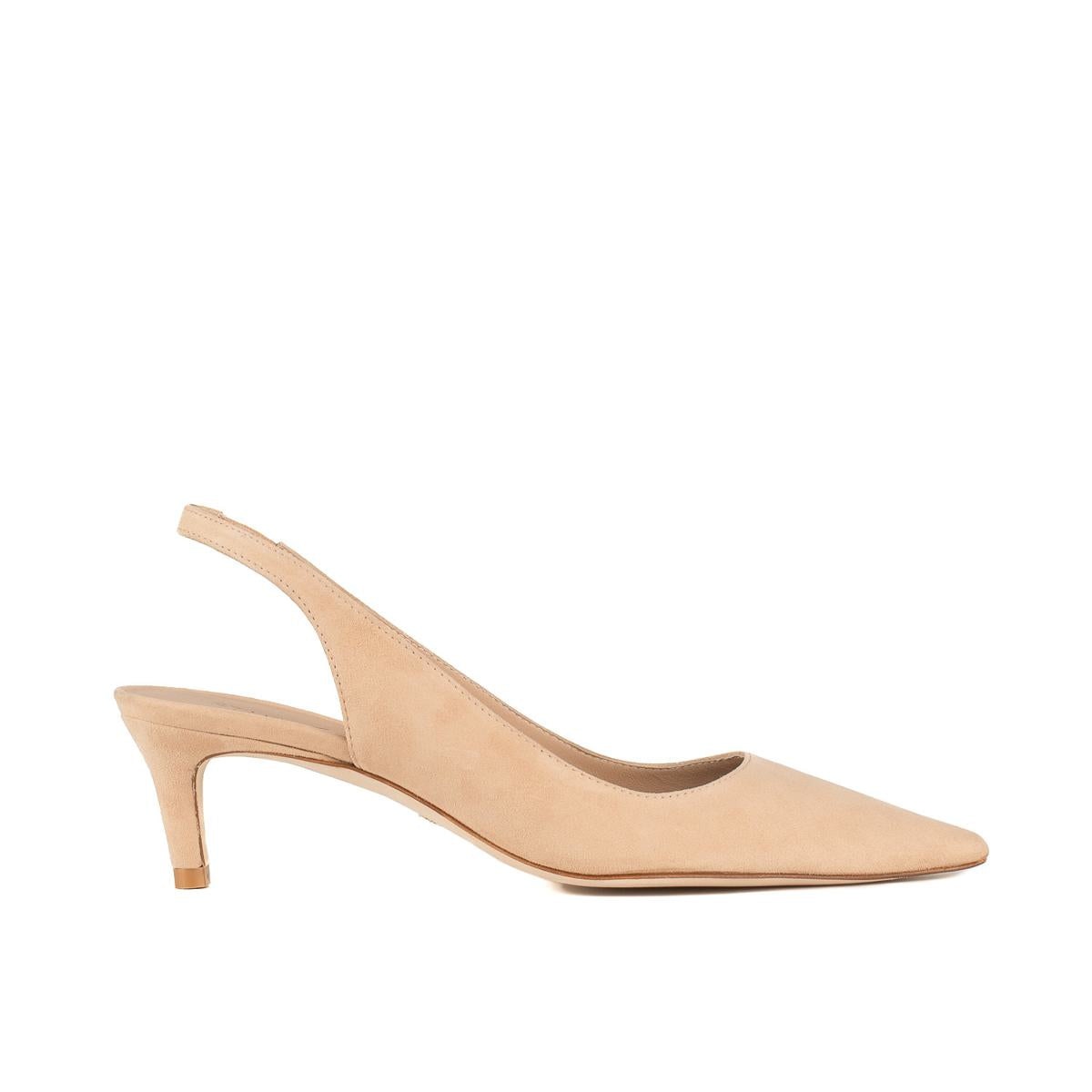 STUART WEITZMAN STUART 50 SLINGBACK PUMP BEIGE - 1