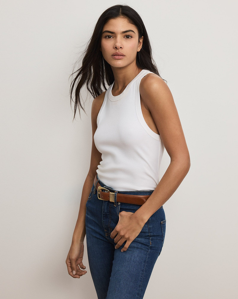 VERONICA BEARD JORDYN CROPPED TANK TOP outlook