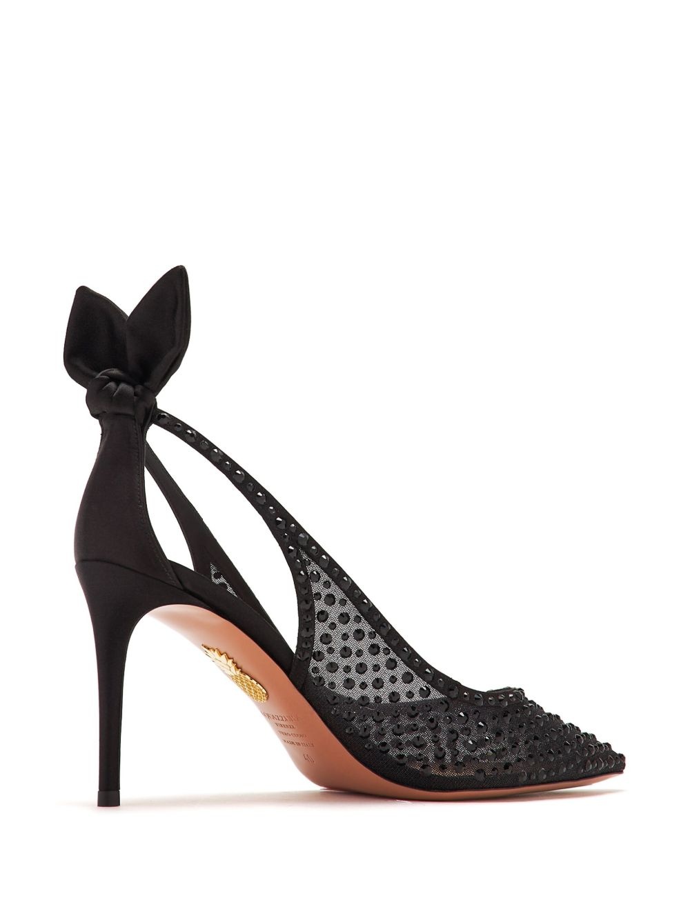 85mm crystal-embellished pumps - 3