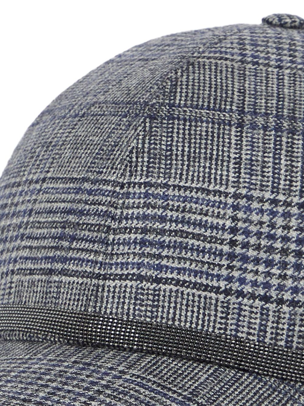 Prince of Wales check baseball cap - 3
