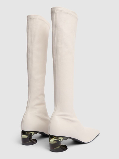 Jil Sander 50mm Leather over-the-knee boots outlook
