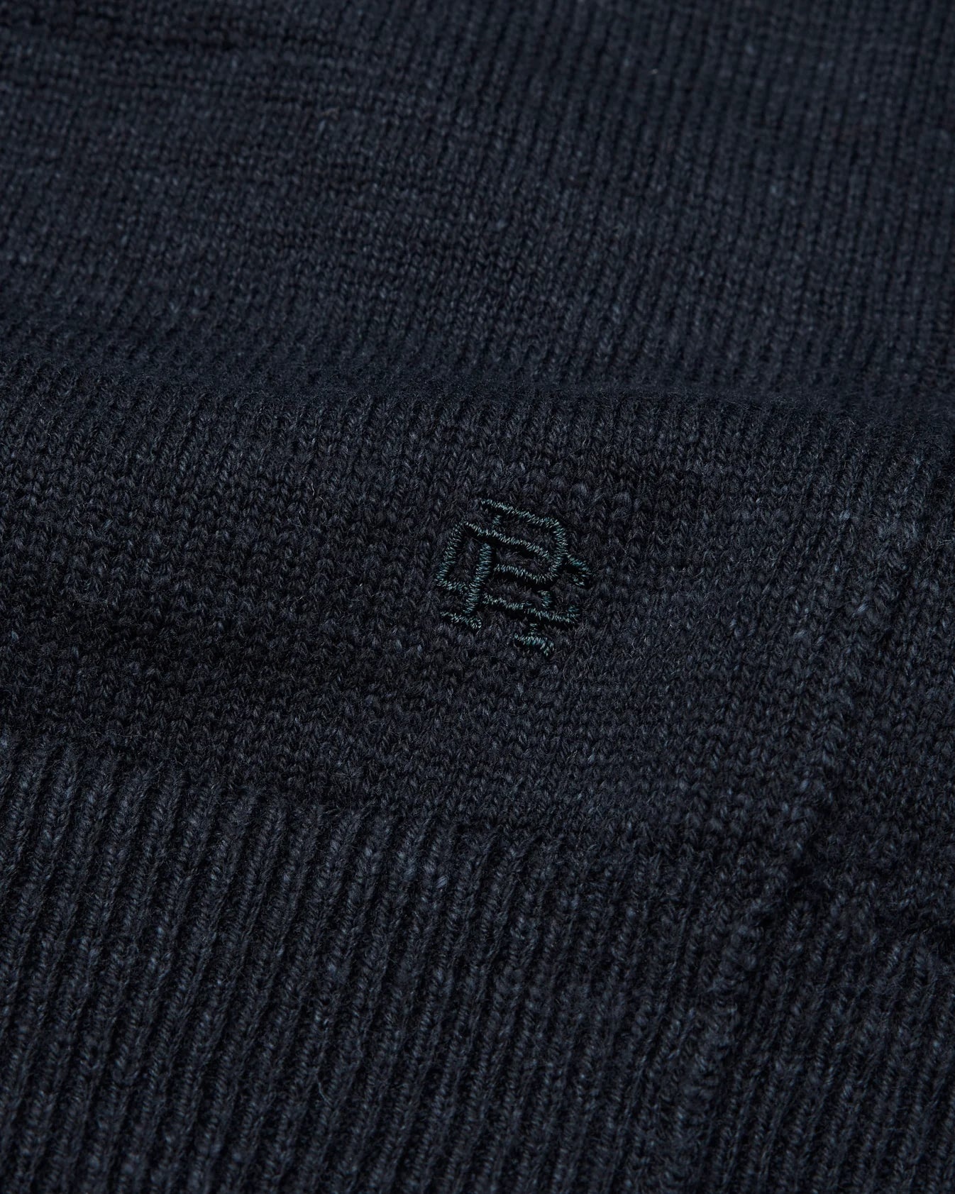 Cotton Slub Laurel Shawl Cardigan Navy - 3