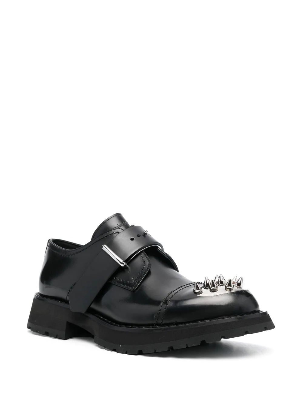 studded toe-cap monk shoes - 2