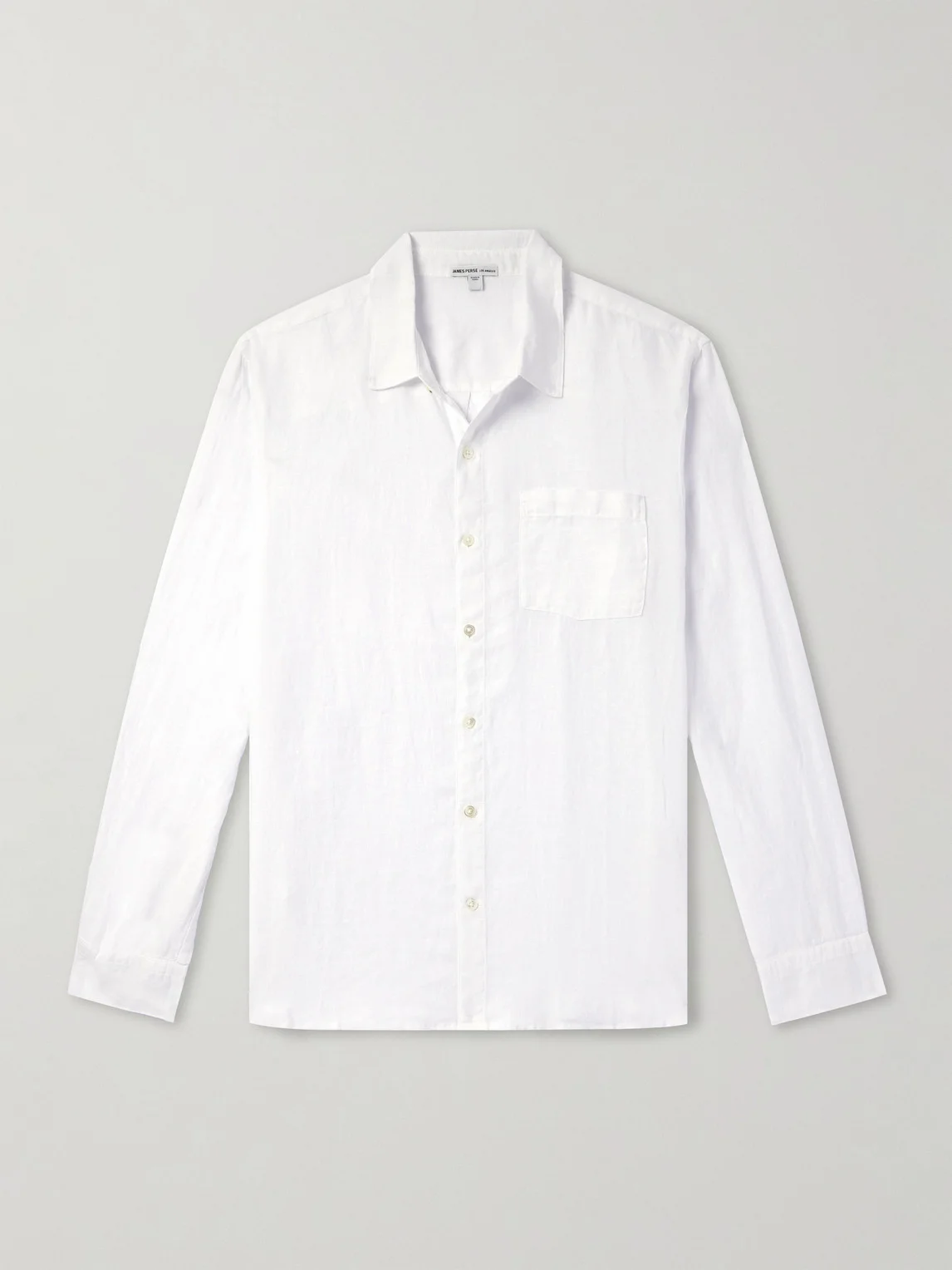 Garment-Dyed Linen Shirt - 1