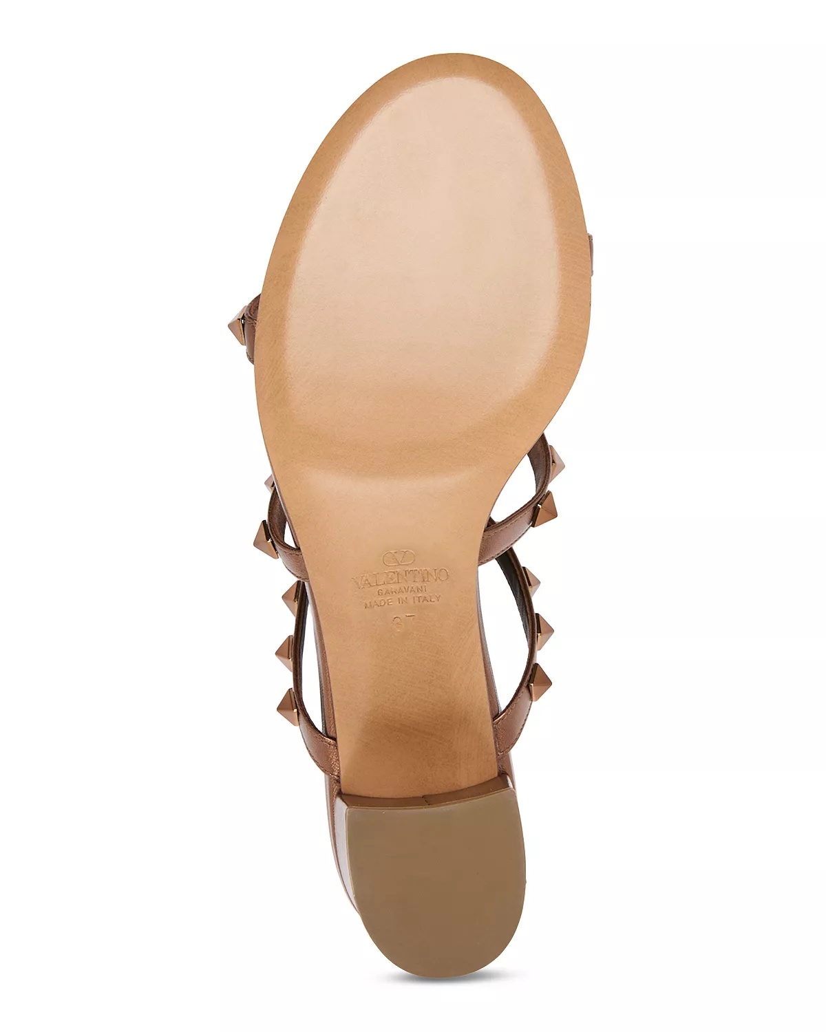Women's Rockstud Block Heel Slide Sandals - 7