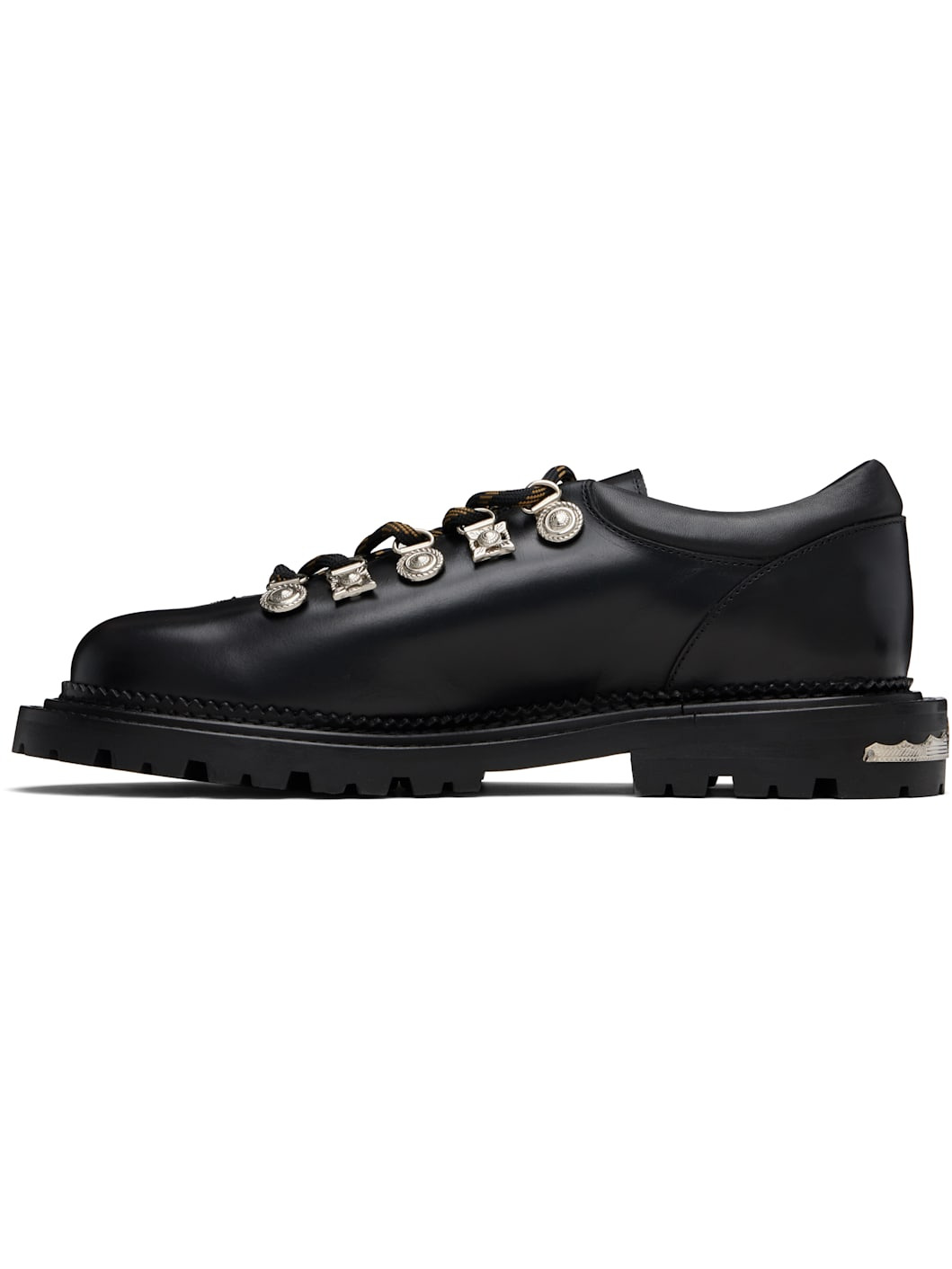 Black Leather AJ1425 Derbys - 3