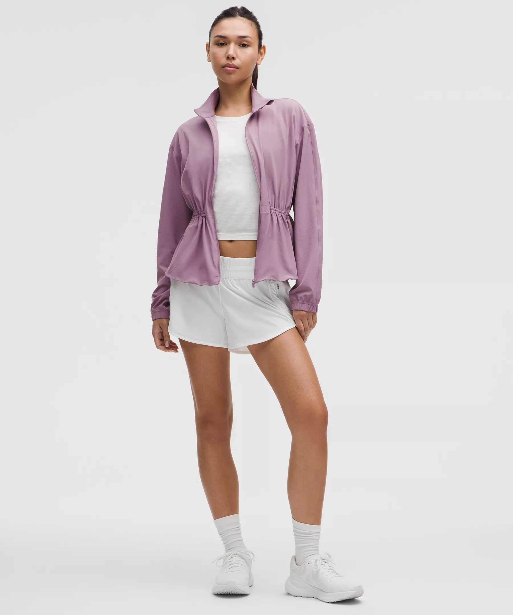 UV-Protective Cinch-Waist Running Jacket - 2