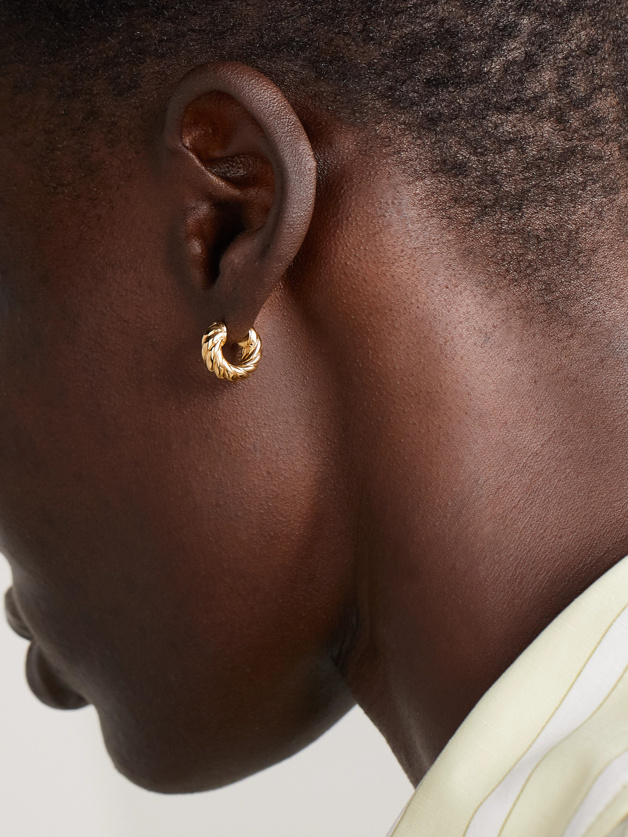 Sculpted Cable 18-karat Gold Hoop Earrings - 2