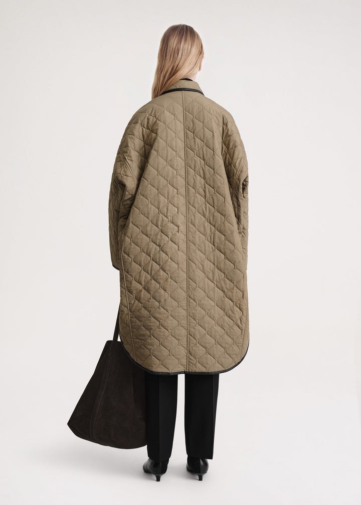 Quilted cocoon coat marsh - 3