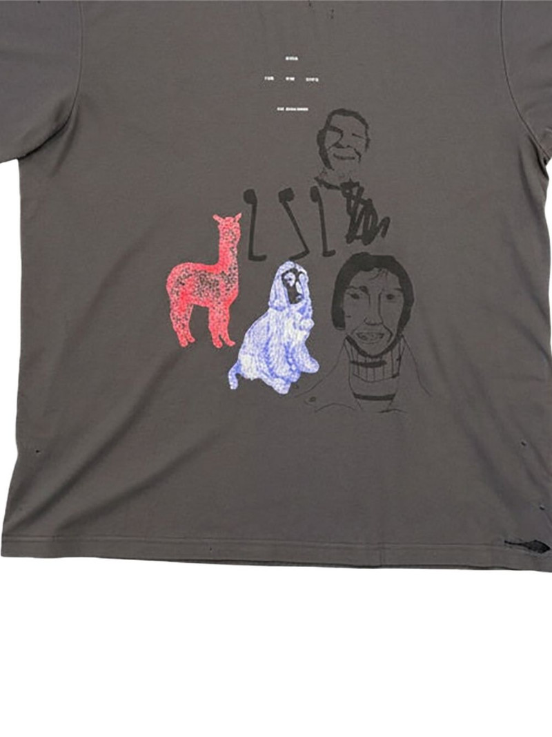 Song for the Mute sketchbook-print T-shirt outlook