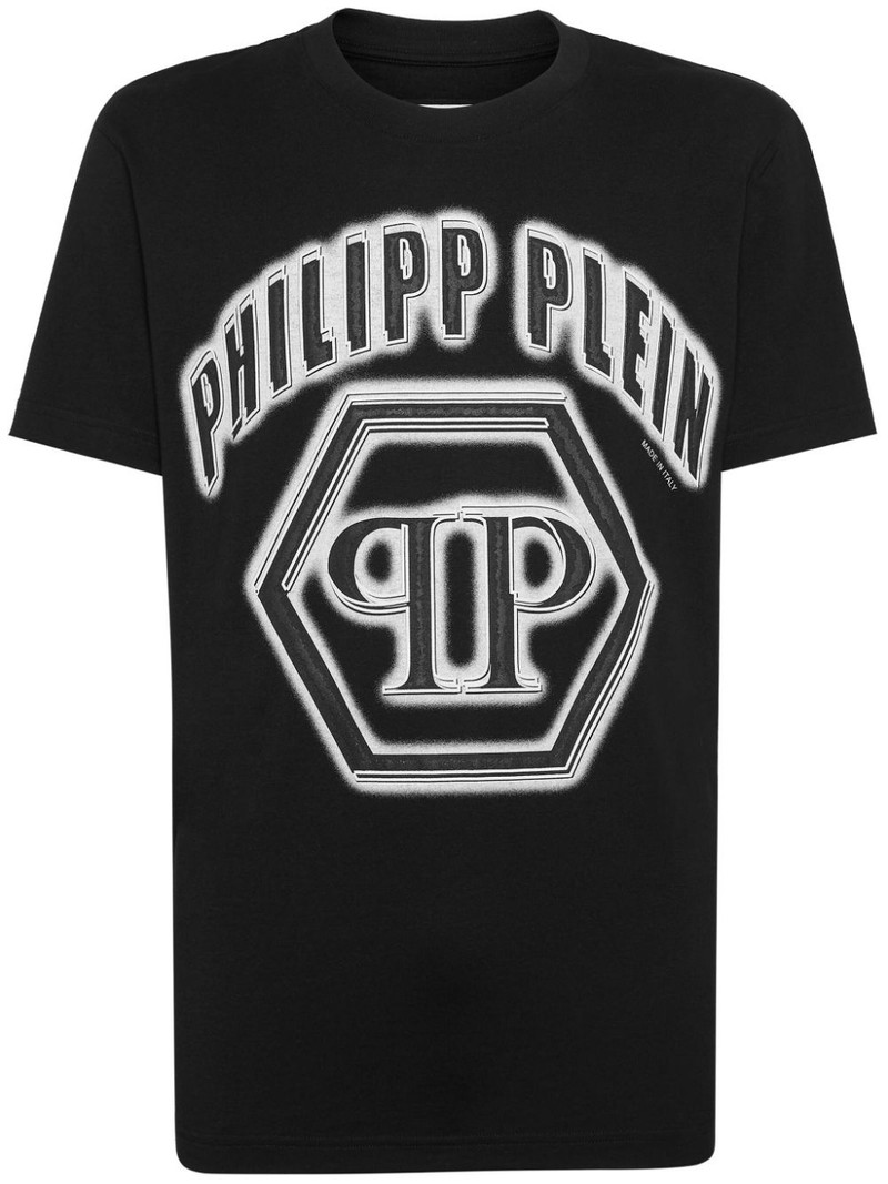 logo-print cotton T-shirt 1