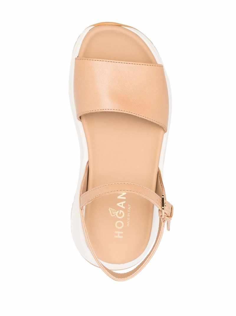 open-toe leather sandals 4