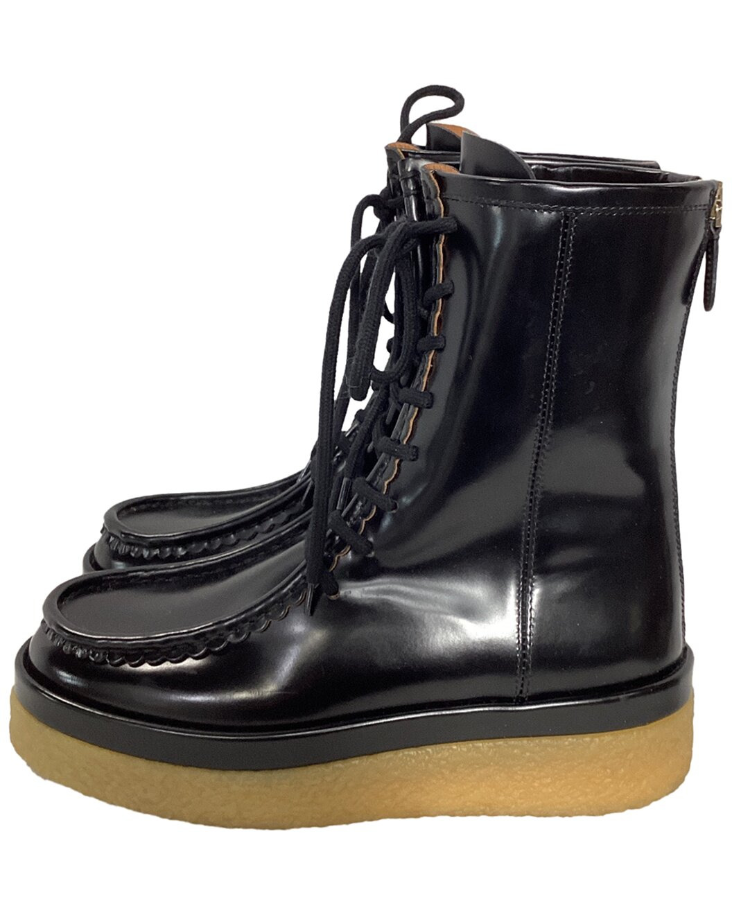 Chloé Women's Leather Jamie Polished Boot (Authentic Pre-Loved) - 2