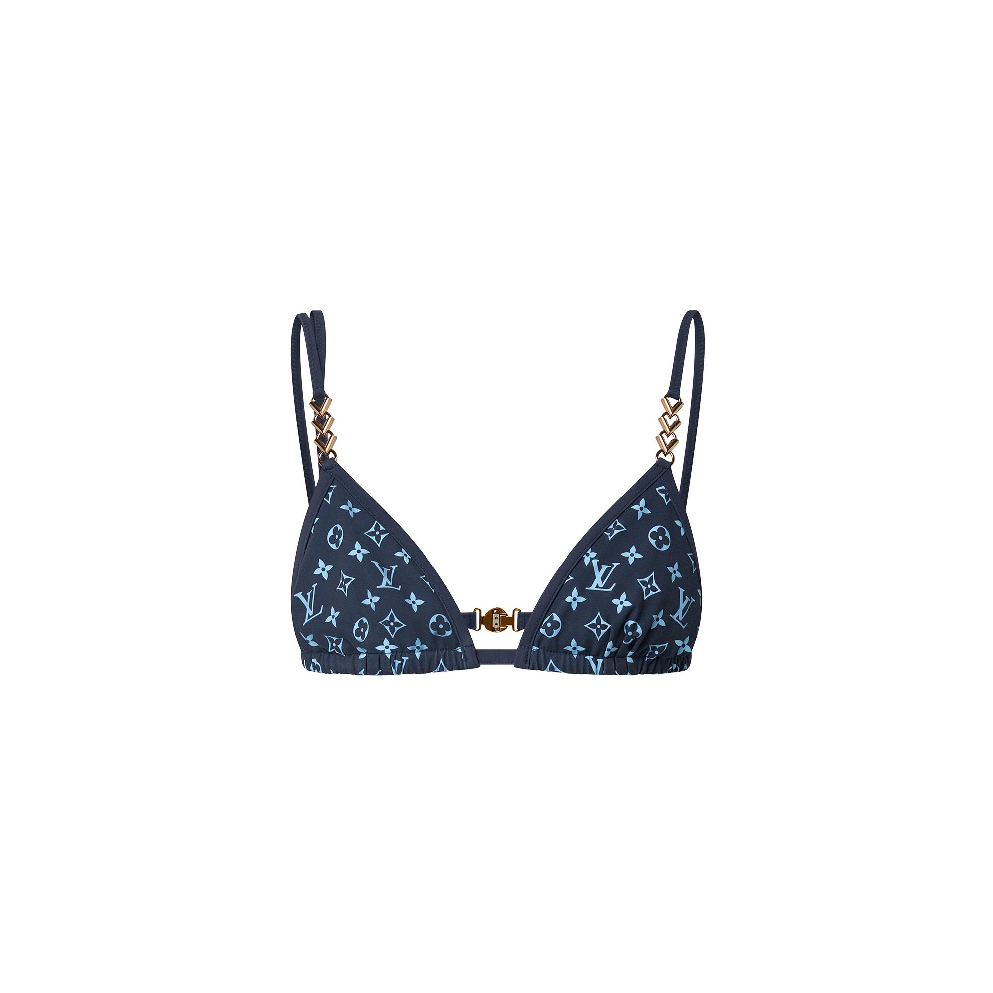 Sky Monogram Bikini Top - 1