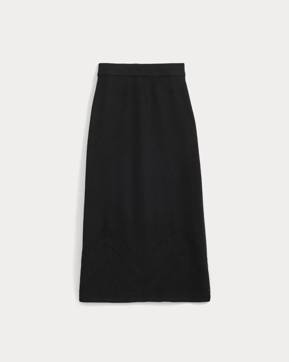 LACE-KNIT MAXI SKIRT - 1