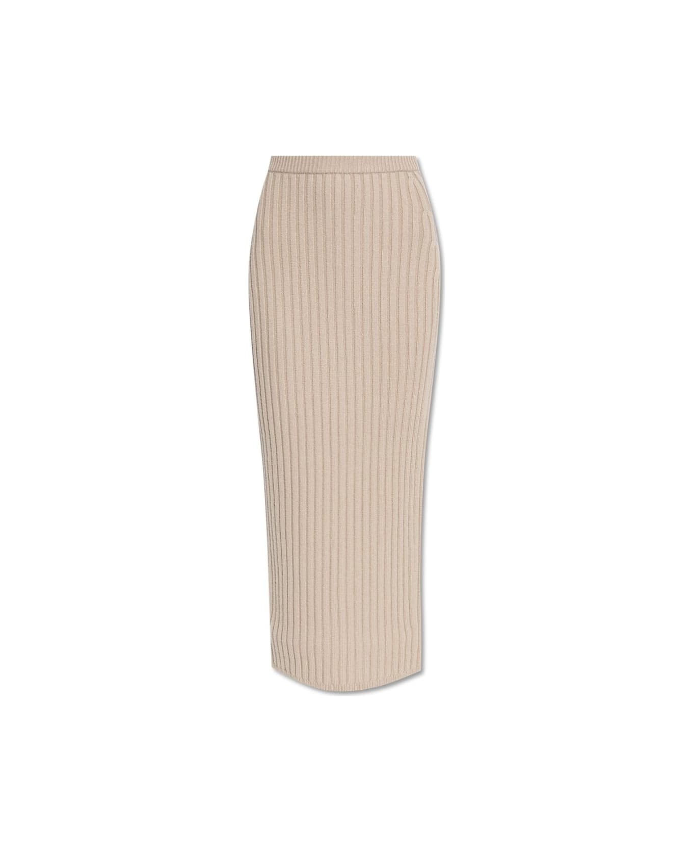 Seta High Waist Ribbed-knit Skirt Max Mara - 1