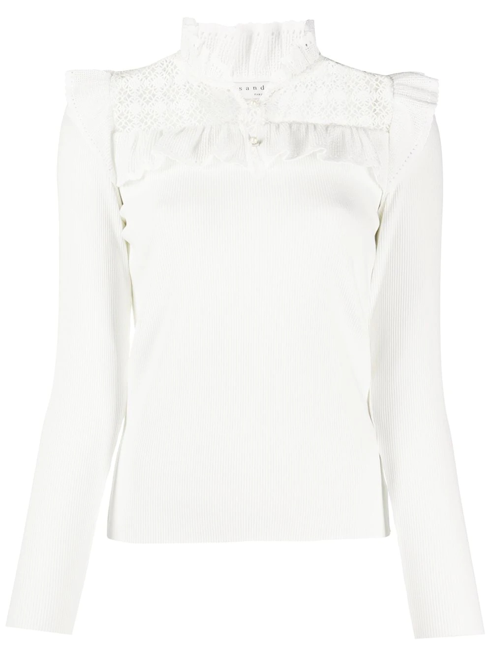 Coralie embroidered panel blouse  - 1