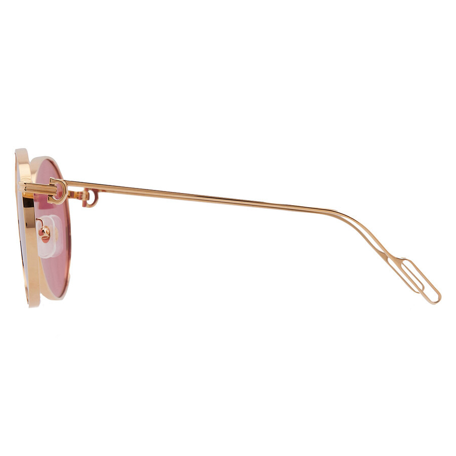 Cartier C de Cartier Red Round Ladies Sunglasses CT0274S 003 99 - 4