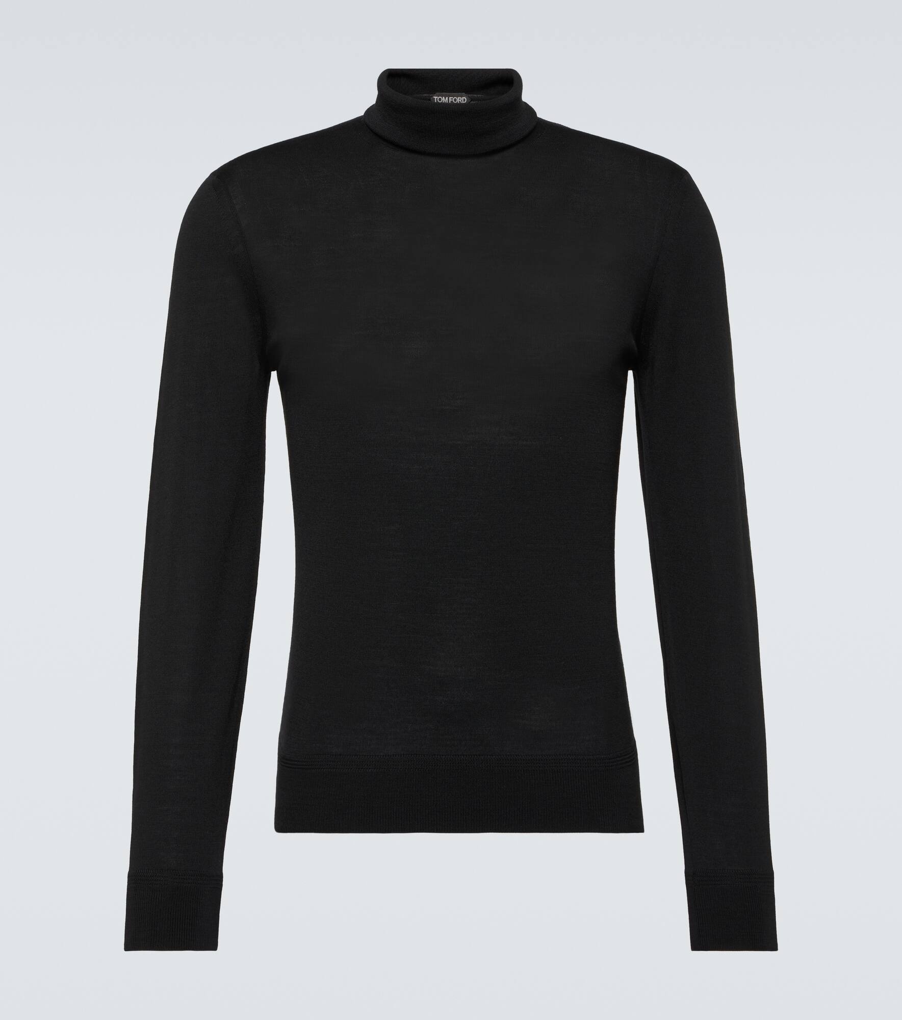 Wool turtleneck sweater - 1