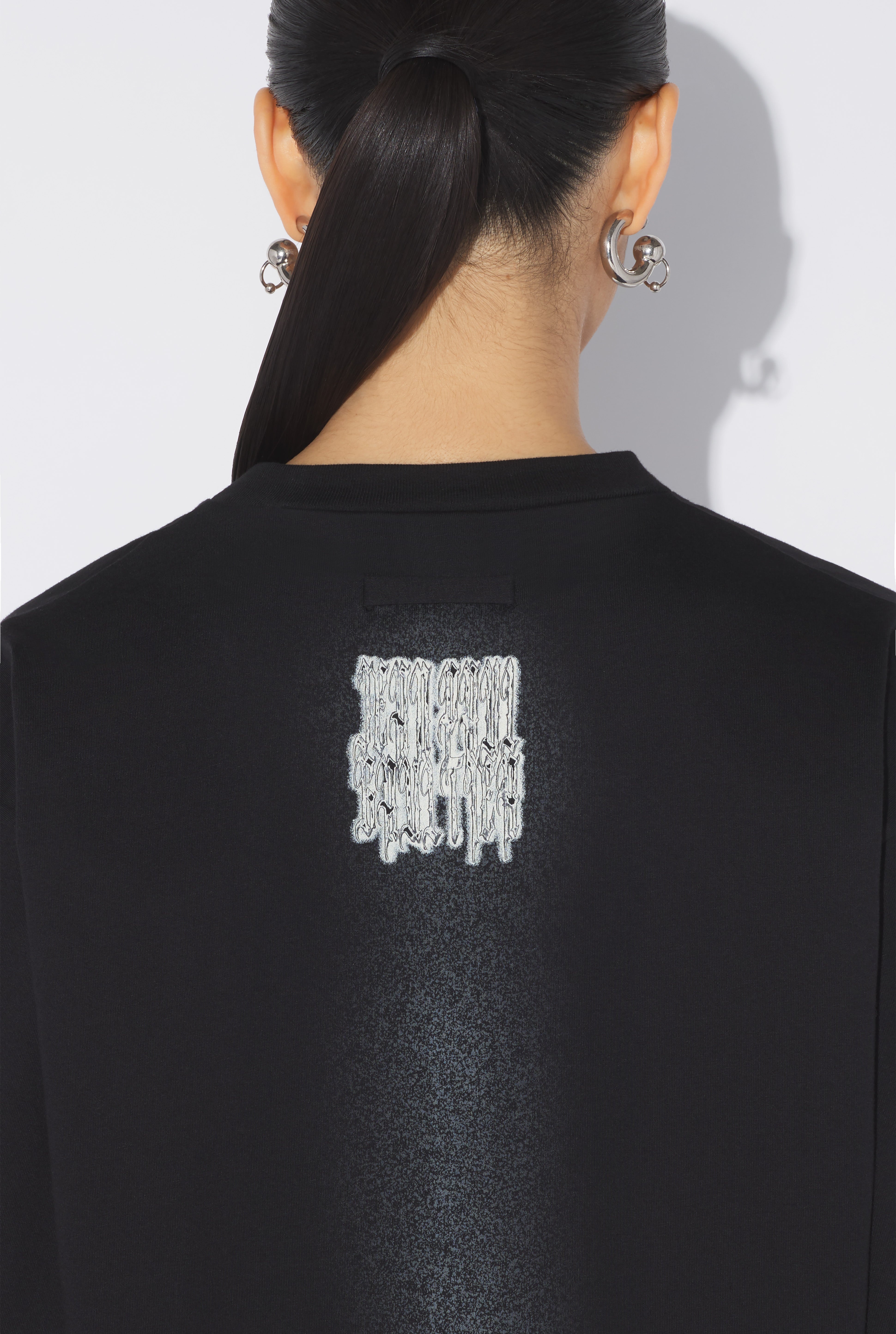 THE OVERSIZED BLACK “TATTOO RUBAN” T-SHIRT - 5