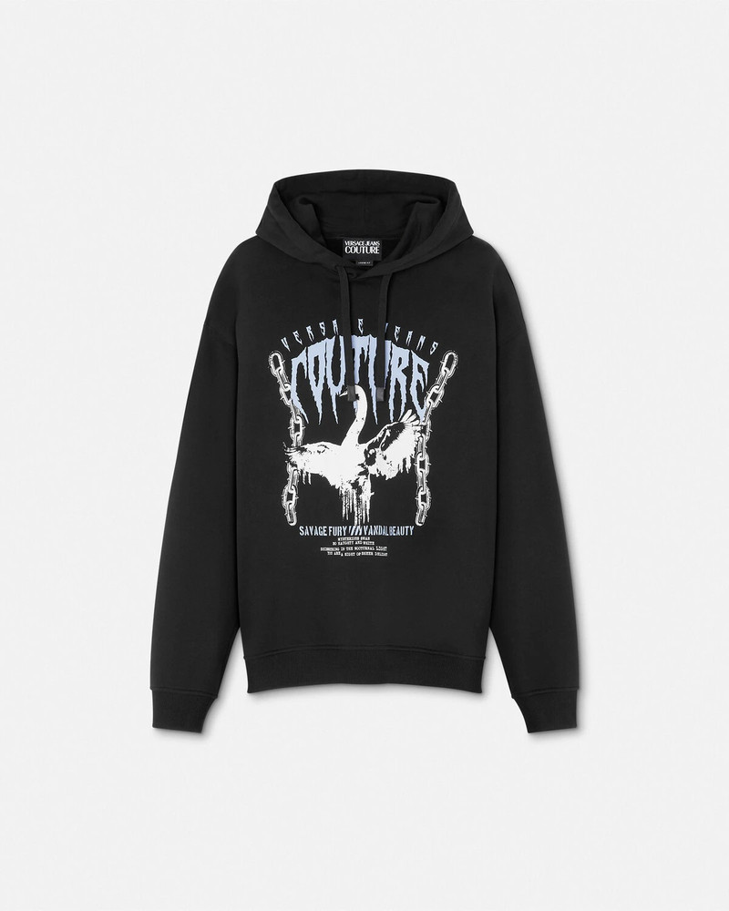 Swan Lake Loose-Fit Hoodie 1