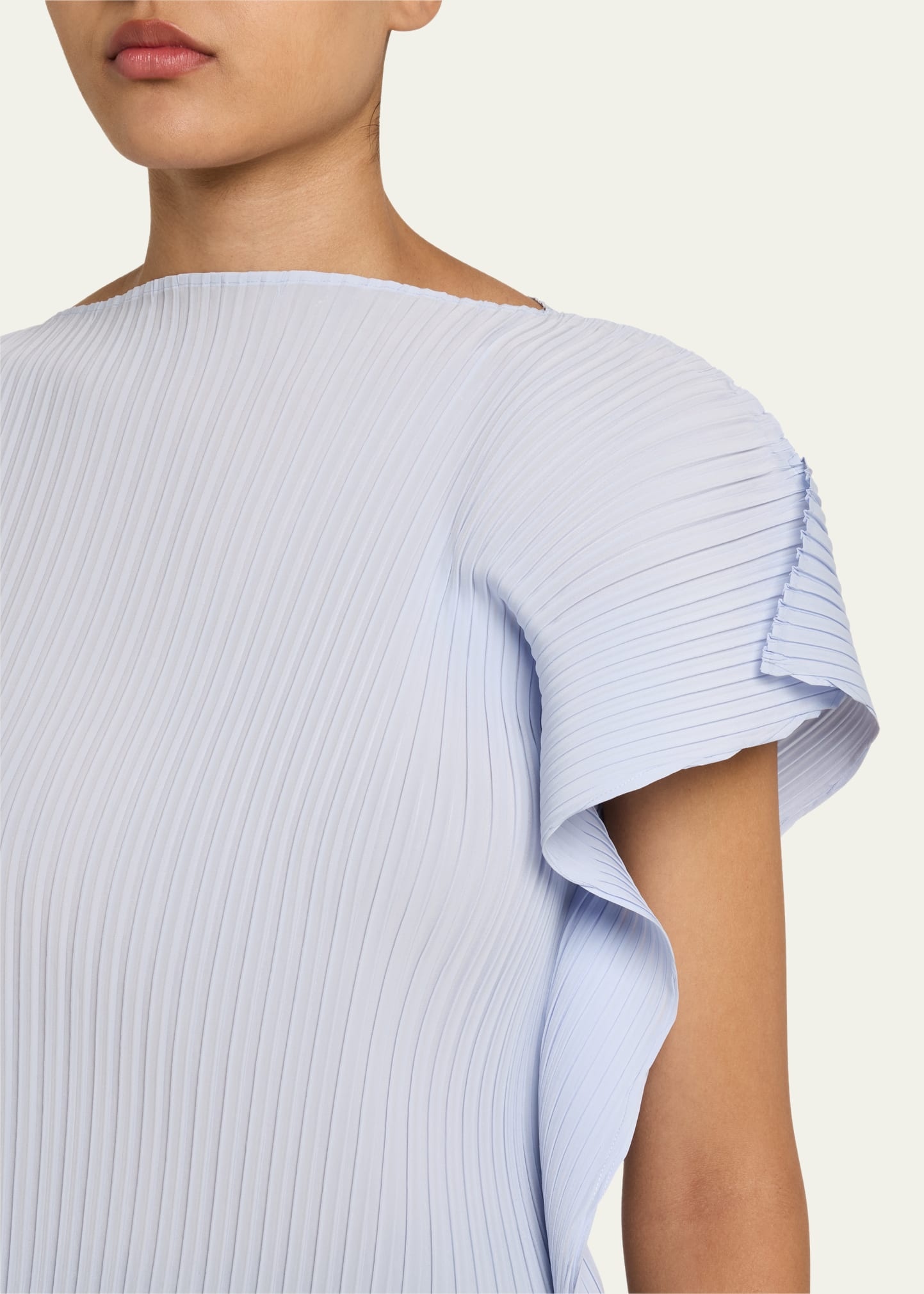 Issey Miyake Shadow Study Pleats Solid Top - Bergdorf Goodman