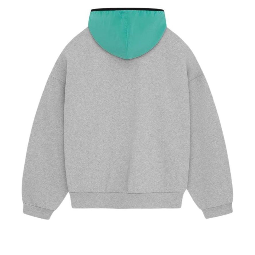 Fear of God Essentials Nylon Fleece 'Light Heather Grey Mint Leaf' 202SP244316F - 2