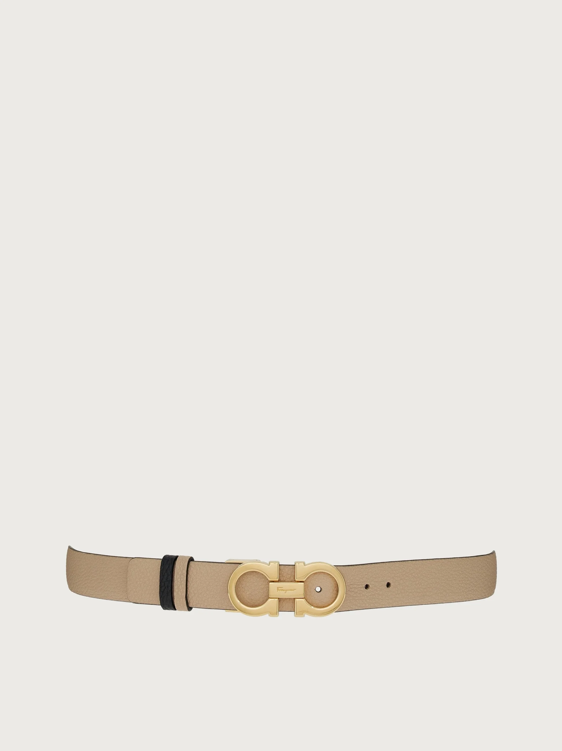 Reversible and adjustable Gancini belt - 1