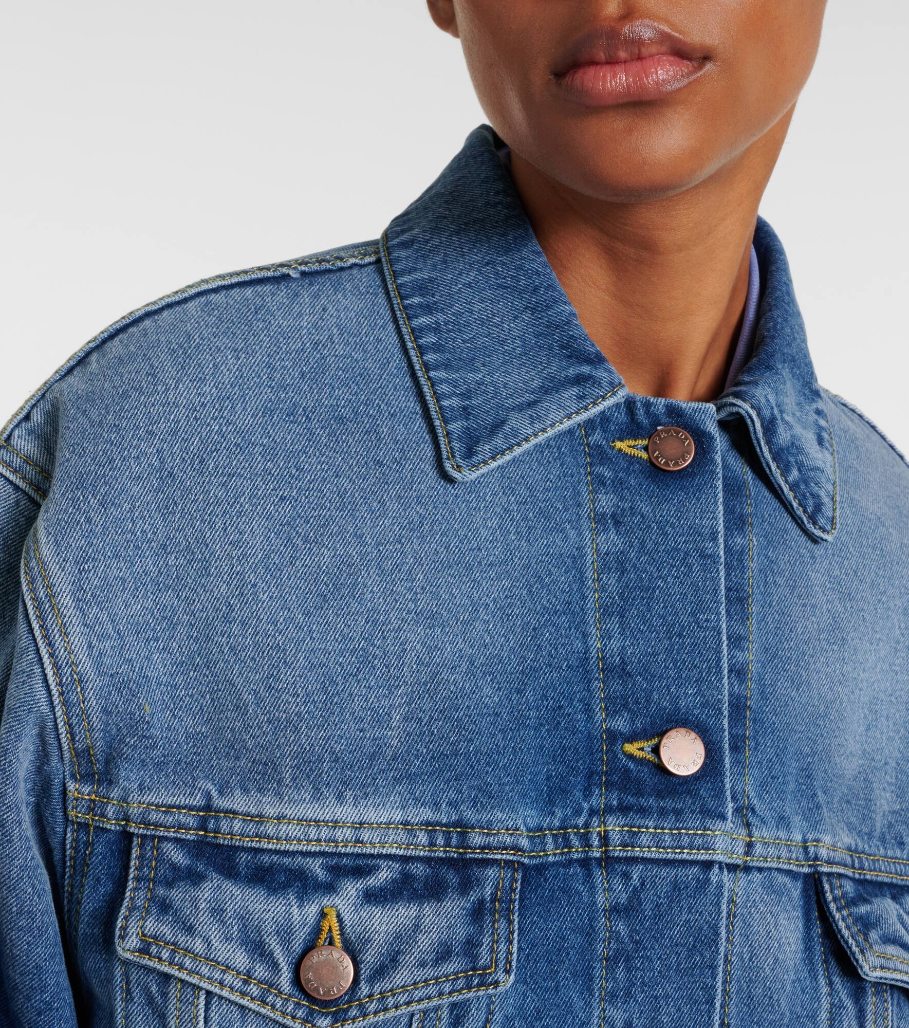 Oversized denim jacket - 4