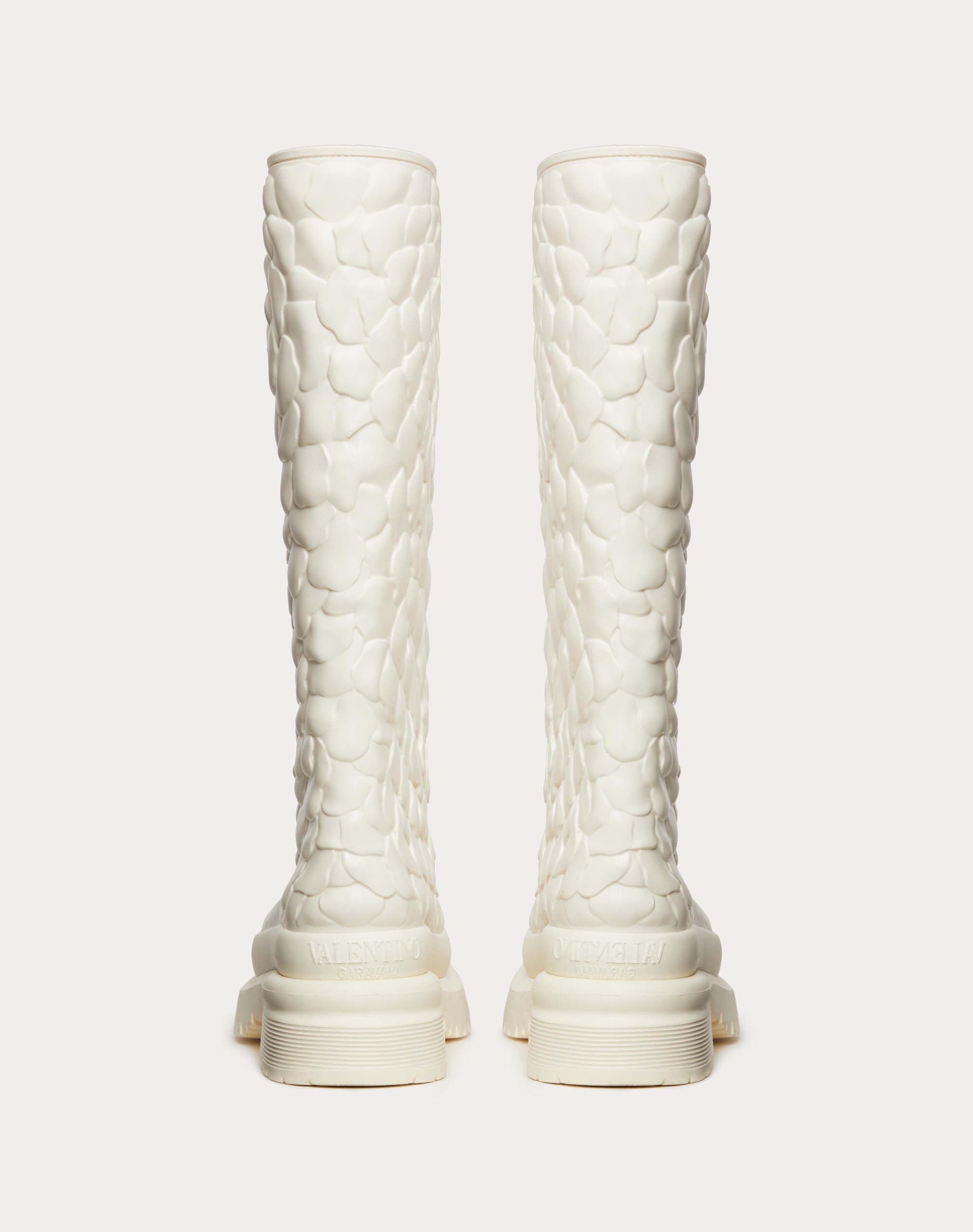 VALENTINO GARAVANI ATELIER SHOES 03 ROSE EDITION RUBBER BOOT 50 MM - 3