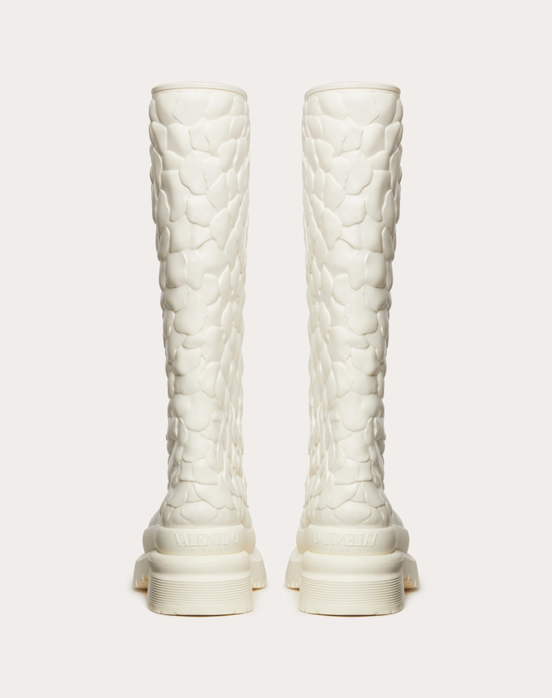 VALENTINO GARAVANI ATELIER SHOES 03 ROSE EDITION RUBBER BOOT 50 MM 3