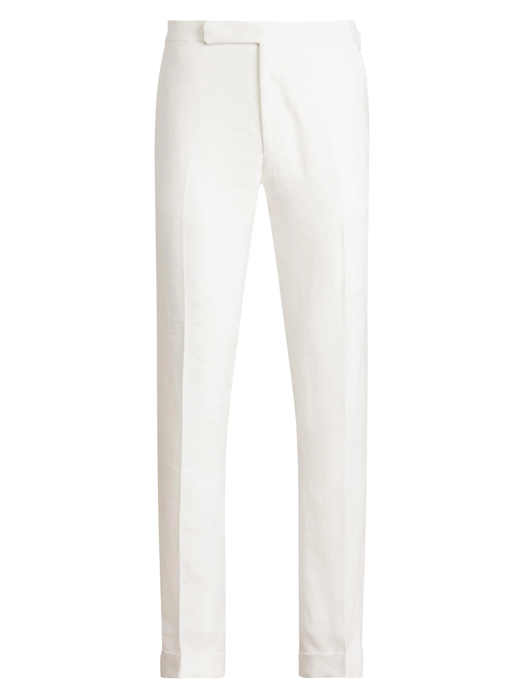 Men's Gregory Hand-Tailored Linen Trousers - Optic White - 1