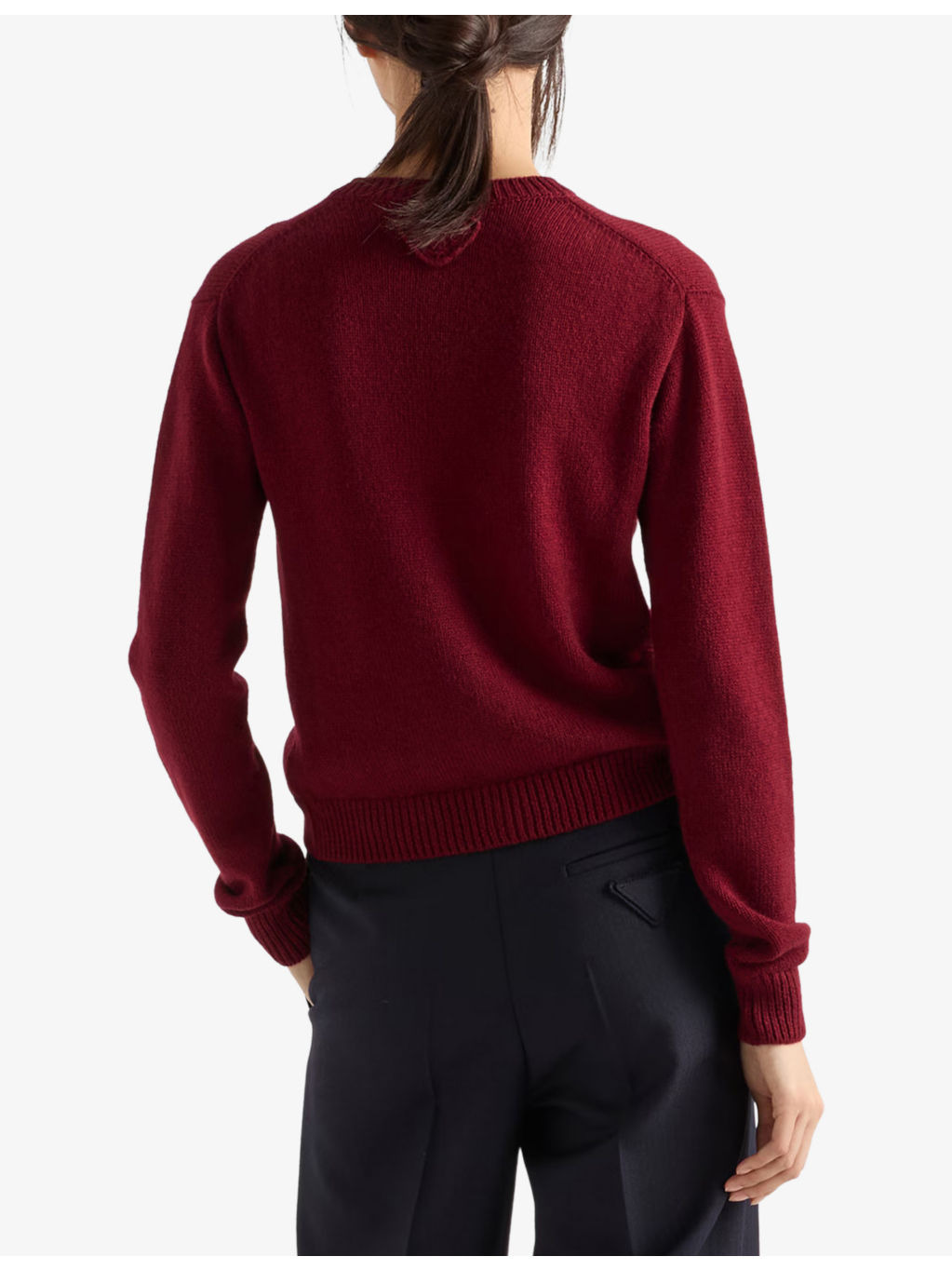 Triangle-Logo Cashmere Knitted Cardigan - 4
