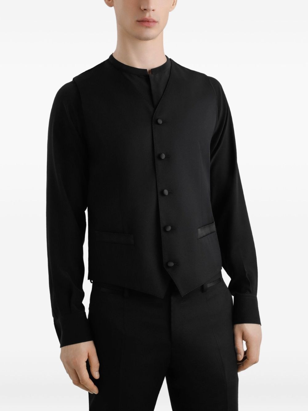 double-breasted three-piece suit - 4