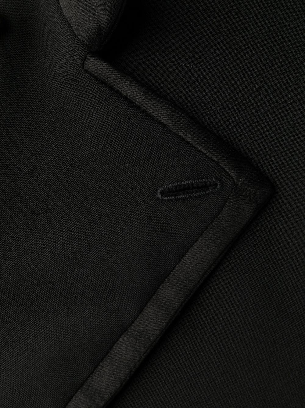 stand-up collar long coat - 6
